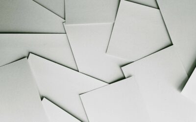 Paper sheets covering a surface