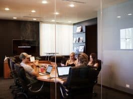 campaign creators sitting in a conference room