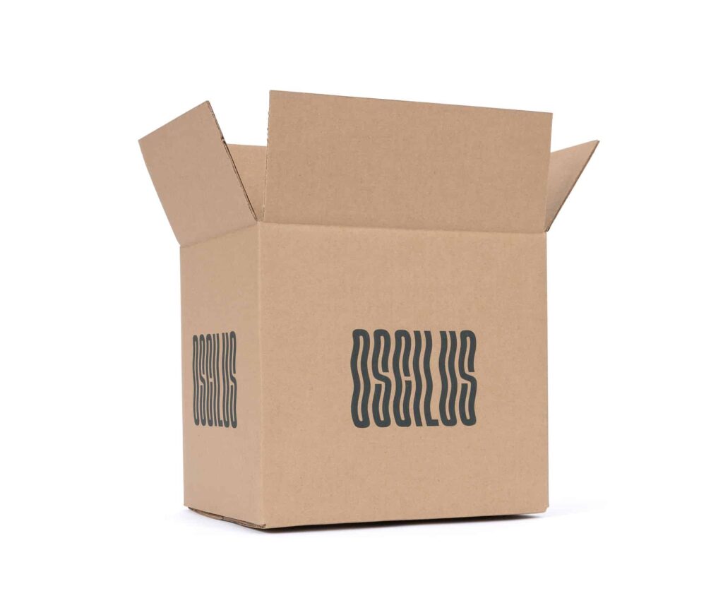 Brown custom printing shipping box