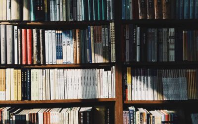 books on a bookshelf