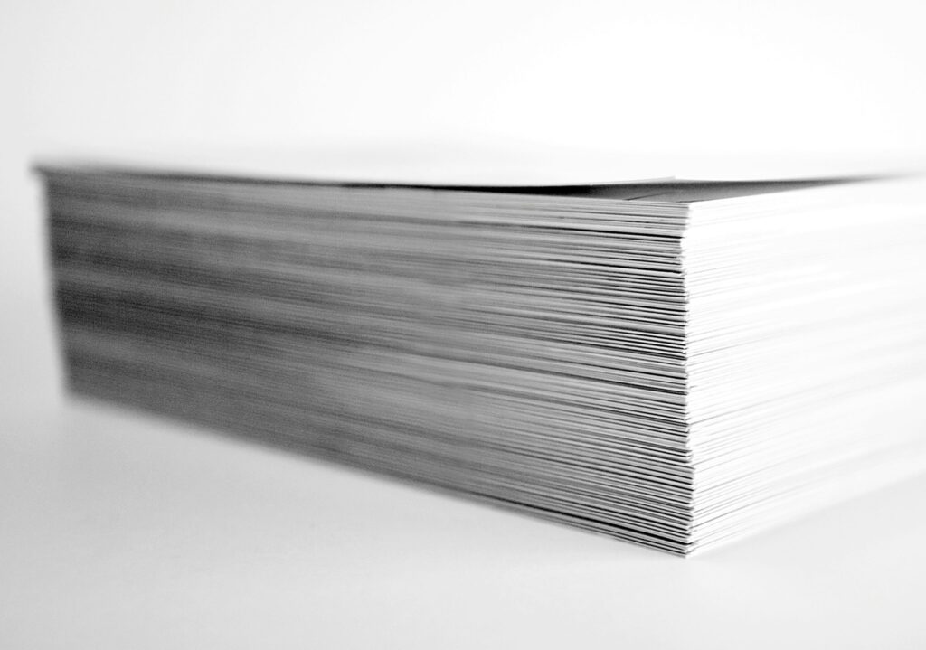 stack of paper